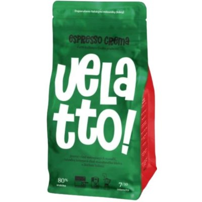 Velatto Espresso Crema zrnková 1 kg – Hledejceny.cz