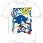 E plus M chlapecké tričko sonic LET´S GO krátký rukáv bílá – Sleviste.cz