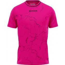 Givova Sportovní triko Grafite Fuchsia-Black růžová