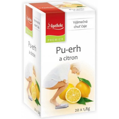 Apotheke Čaj Pu-erh a citron citron.kůr.20 x 1.8 g – Hledejceny.cz