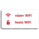ACCEPT Piktogram WiFi - bílá tabulka - barevný tisk bez rámečku – Hledejceny.cz