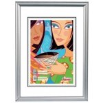 Hama rámeček plastový MADRID, stříbrná, 29,7x42 cm (formát A3) – Zboží Živě