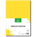 Stepa Kreslící karton A4 50ks 180g žlutý – Zboží Dáma