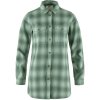 Dámská košile FJÄLLRÄVEN Övik Twill Shirt LS W Misty Green-Patina Green