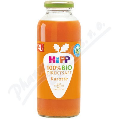 HiPP 100% Mrkvová šťáva BIO 4m 330ml