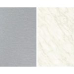 Polyform obkladová deska oboustranná titan/carrara mramor 10x640x4100 mm – Zboží Dáma