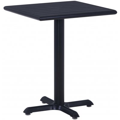 OMAXI 872209 Zahradní stůl černý 60 x 60 x 75 cm – Hledejceny.cz