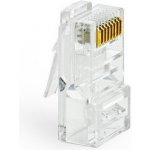 Konektor RJ45 CAT5E UTP 8p8c drát, nestíněný, neskládaný – Hledejceny.cz