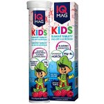 IQ Mag Kids Organický hořčík + vitamín B6 šumivé tablety pro děti s malinovou příchutí 20 tablet – Hledejceny.cz