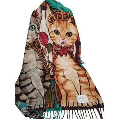 Velká šála se dvěma kočkami Gustav Klimt – Hledejceny.cz