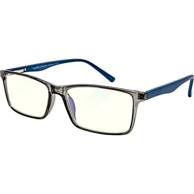 GLASSA Blue Light Blocking Glasses PCG 08, dioptrie: +0.00 modro šedá – Zboží Mobilmania