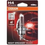 OSRAM žárovka H4 12V 60/55W P43T NIGHT BREAKER® SILVER (+100%) – Zboží Mobilmania