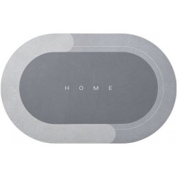 HomeLife AP5218 ovál šedá 40 x 60 cm