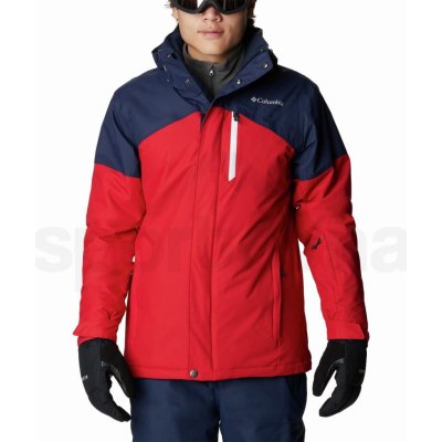 Columbia Last Tracks Jacket Man mountain red collegiate navy – Zboží Mobilmania