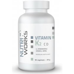 NutriWorks Vitamin K2 C D 90 kapslí Varianta: Vitamin K2 C D 90 kapslí