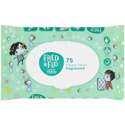 Fred & Flo Sáčky na pleny parfémované 75 ks – Hledejceny.cz