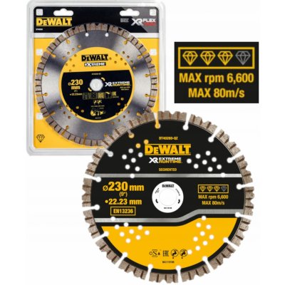 DeWALT Diamantový kotouč 230 x 22,23 mm na betonu / železobeton DT40260 – Sleviste.cz