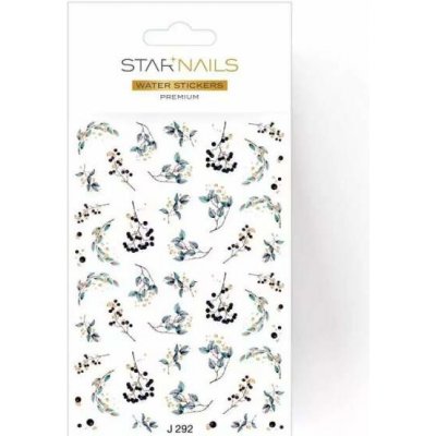 Starnails 2D vodolepky/obtisky PREMIUM J292 – Zboží Dáma