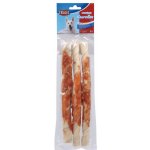 Trixie DentaFun Tyčinka z buvolí kůže svázaná kuřecím masem 28 cm 3 ks – Hledejceny.cz