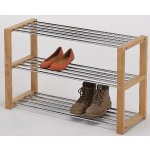 Autronic Botník - 3 police chrom/bílá 83168-12 WT – Sleviste.cz