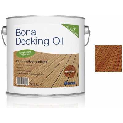 Bona Decking oil 2,5 l mahagon – Zboží Mobilmania