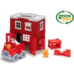 Wiky green Toys Hasičská stanice s autíčkem – Hledejceny.cz