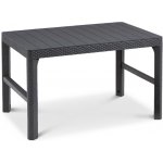 KETER Lyon rattan Stůl zahradní 116 x 72 cm - grafit 232300 – Zboží Dáma