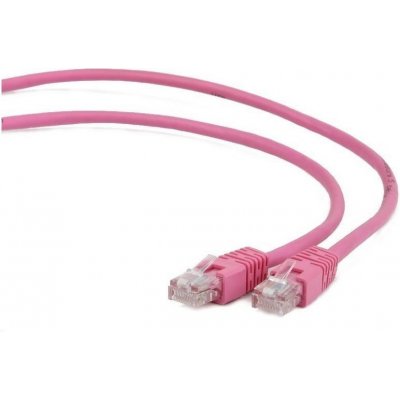 Gembird PP12-2M/RO Patch RJ45, cat. 5e, UTP, 2m, růžový – Zboží Mobilmania