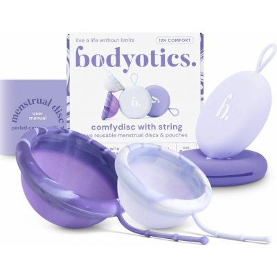 Bodyotics Comfydisc menstruační disk s vyjímající šňůrkou fialový – Zboží Mobilmania