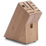 Zeller Bambusové nože stojan, nůž blok - 22x22x9cm 25319 hnědý – Sleviste.cz
