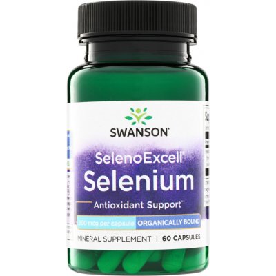 Swanson Selén SelenoExcell 200 mcg 60 kapslí – Hledejceny.cz