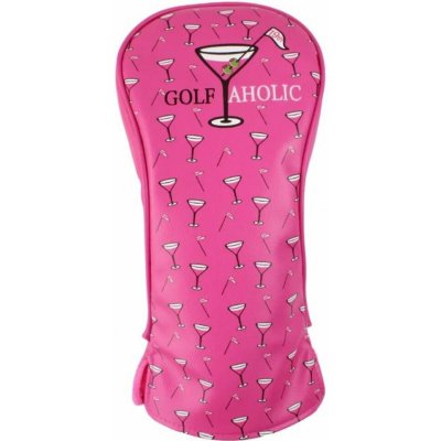 Best Of Golf America Golfaholic headcover na driver růžový – Zboží Mobilmania