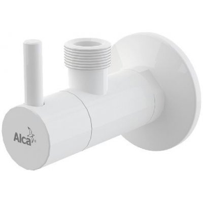 Alcadrain Pro více sérií Ventil rohový s filtrem 1/2"×1/2", kulatý, bílá . ARV003B – Zboží Mobilmania