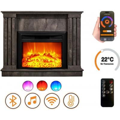 DLC Home Elektrický krb Irony Urban EF 4 – Zboží Mobilmania