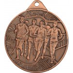 Designová kovová medaile Běh Bronz 5 cm – Zboží Mobilmania