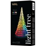 Twinkly Světelný řetěz Strings Multi Color RGB 400 LED s měničem barev 32 m černý kabel TW400STP-BEU – Zbozi.Blesk.cz