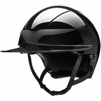 Equiline Jezdecká helma Xanto Sun Visor glossy black – Zboží Mobilmania