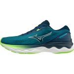 Mizuno Wave Skyrise 3 Algiers blue-white-Neon Flame – Zboží Mobilmania