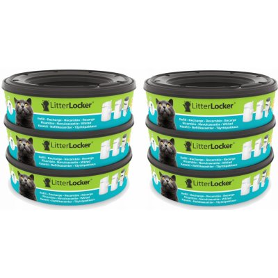 Litter Locker Sáčky do koše na stelivo modré 18 x 18 x 5 cm 6 ks – Zboží Dáma