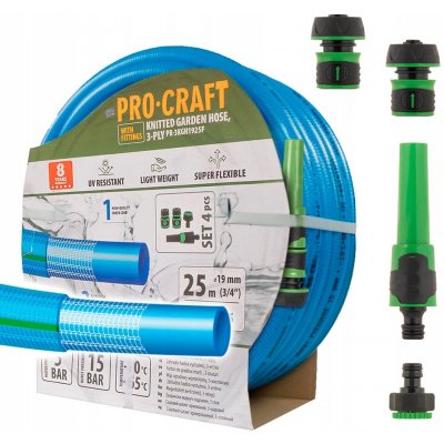 Procraft Modrá 3-vrstvá 3/4" 25m PR-3KGH1925F – Hledejceny.cz