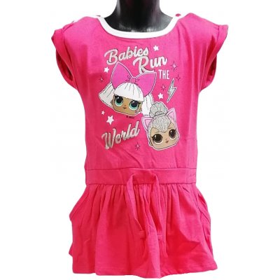 Eplusm Dívčí šaty L.O.L. babies run the world Růžová – Zboží Dáma