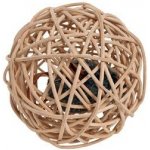 Karlie Hračka kočka Myš v proutěné kouli 10cm – Zboží Dáma