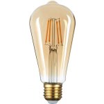 Optonica LED Žárovka E27 ST64 Golden Glass 4W Teplá bílá – Zboží Živě