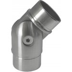 Spojka nastavitelná s kloubem na trubku ø 42.4 mm, broušená nerez K320 / AISSpojka nastavitelná s kloubem na trubku ø 42,4 mm, broušená nerez K320 / AISI304 – Sleviste.cz