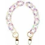 Natana plastový řetízek na kabelku čirý s různobarevnými třpytkami 35 cm – Zbozi.Blesk.cz