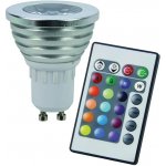 RGB LED žárovka GU10 3W color set 3 ks – Zboží Živě