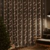 Vánoční osvětlení Nábytek XL Světelný závěs 3 x 3 m 300 LED diod teplé bílé světlo 8 funkcí