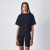 Dámská Trička Champion Cropped T-shirt Black