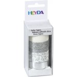 Heyda lepicí papírová efekt stříbrná 5 ks – Zboží Dáma