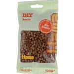 Hama Midi - Bio korálky v sáčku hnědé - 1000 ks – Zboží Dáma